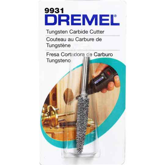 PUNTA ABRASIVA CARBURO DE TUNGSTENO RECTA 1/4" DREMEL 9931